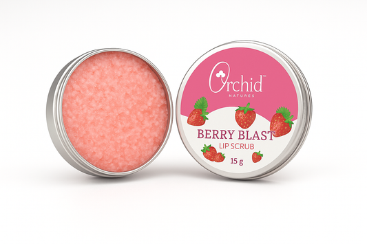 Strawberry lip scrub
