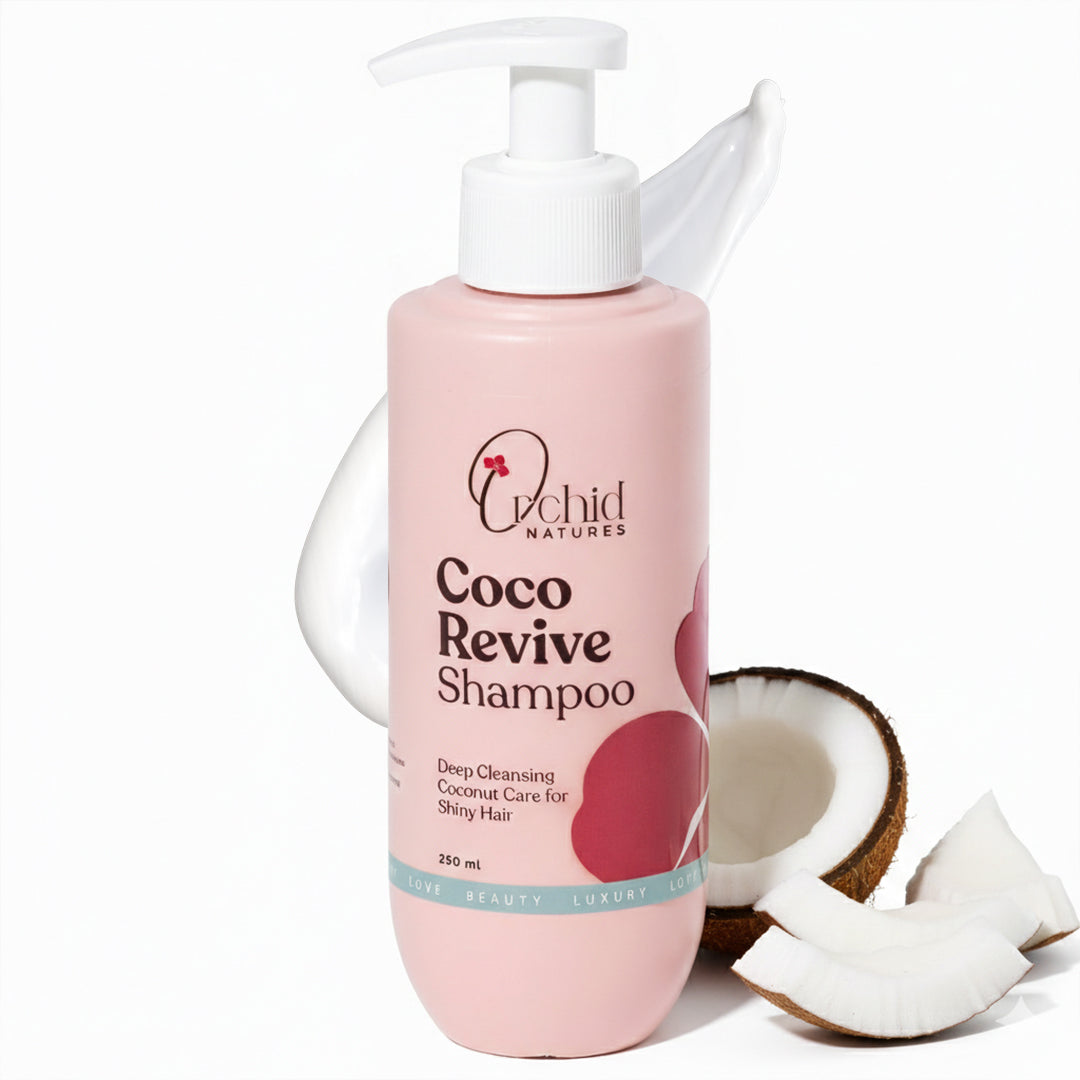 Coconut Milk Shampoo for Dry, Frizzy & Damaged Hair | Orchid Natures
