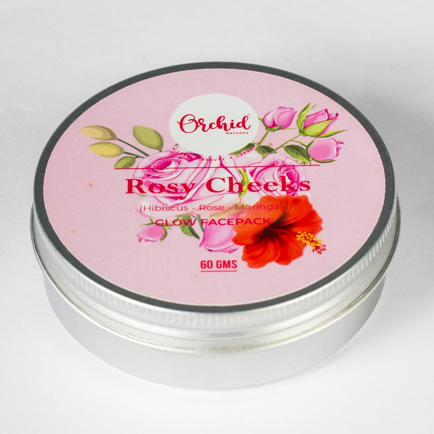 Rosy cheeks -Rose hibiscus face pack