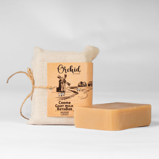 Creme goat milk bath bar