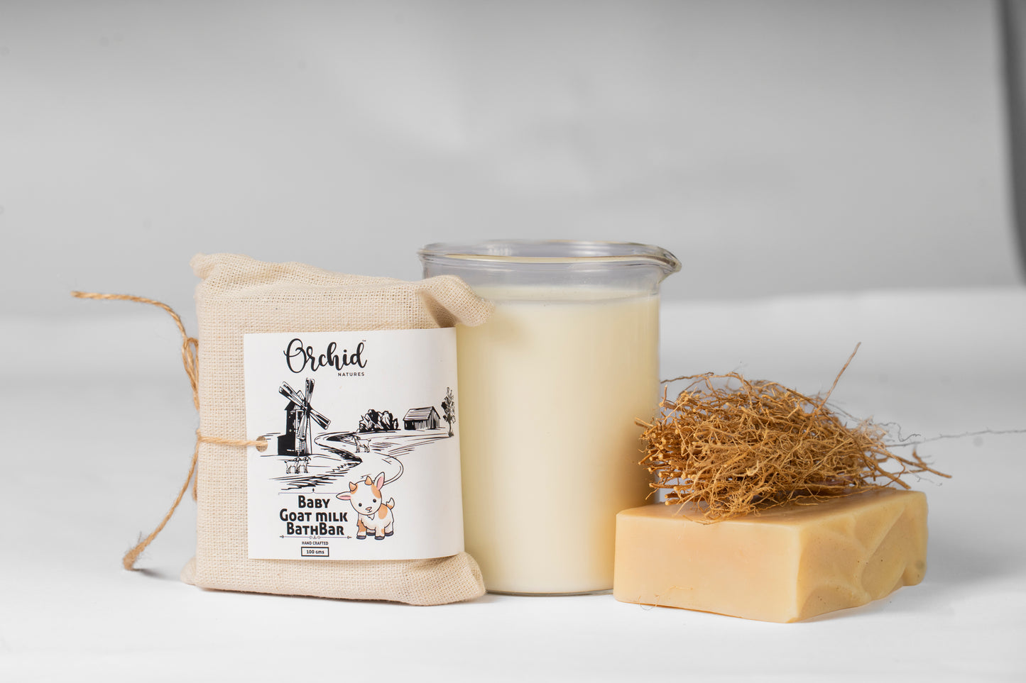 Baby goat milk bath bar