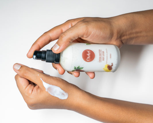 Cocoa butter body lotion