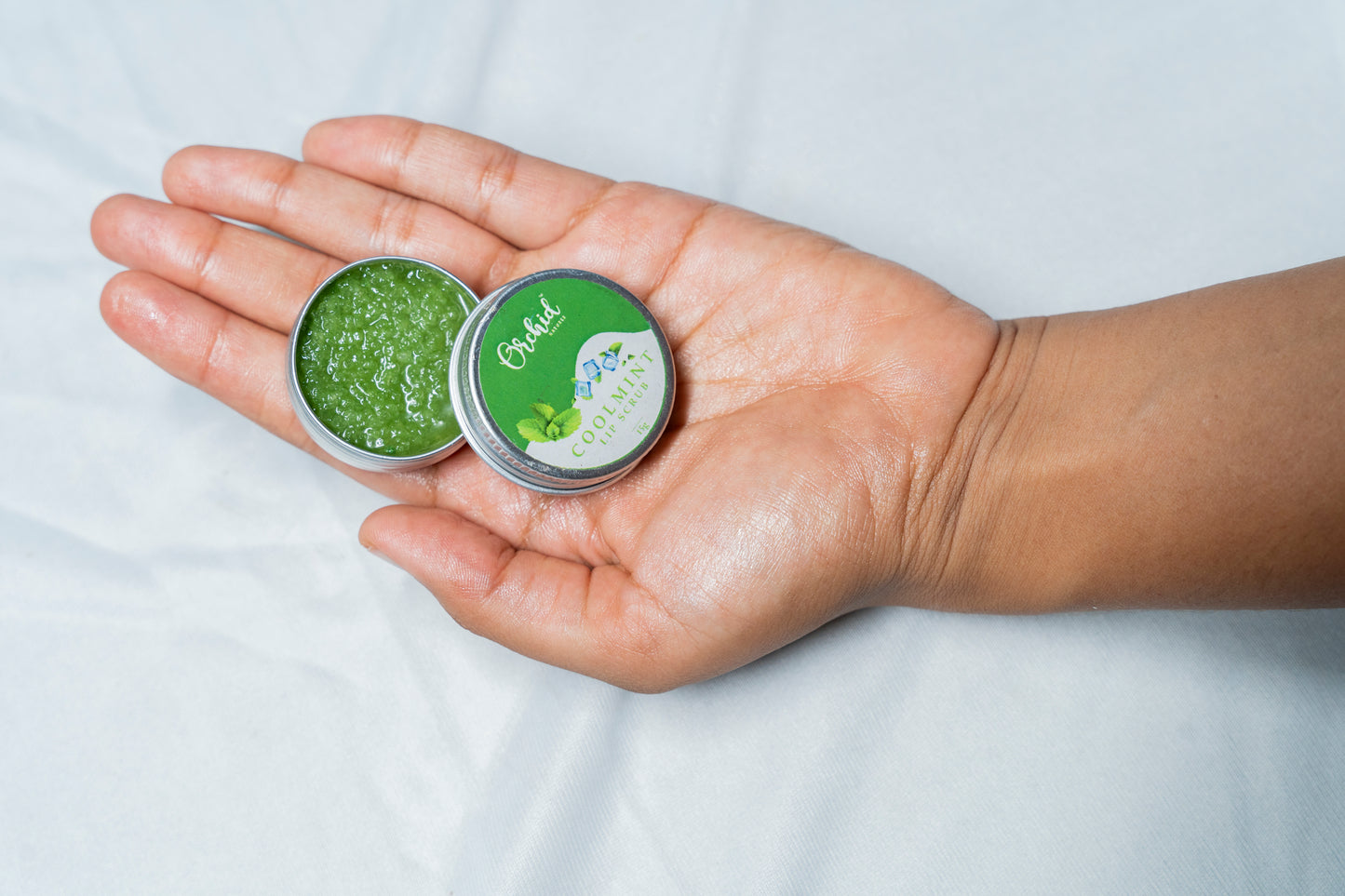 Mint lip scrub