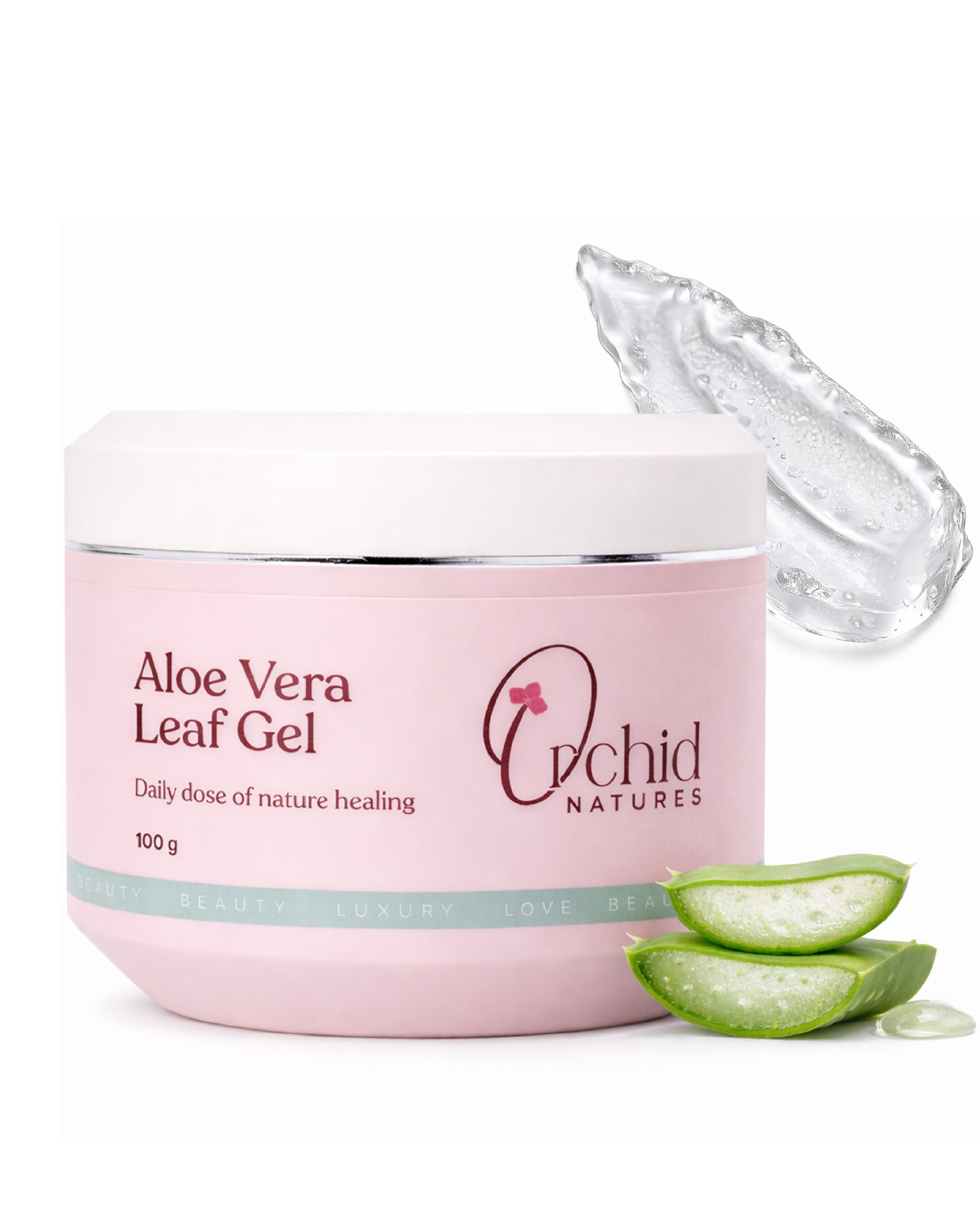 100% Natural Aloe Vera Gel | Natural Acne & Sunburn Relief
