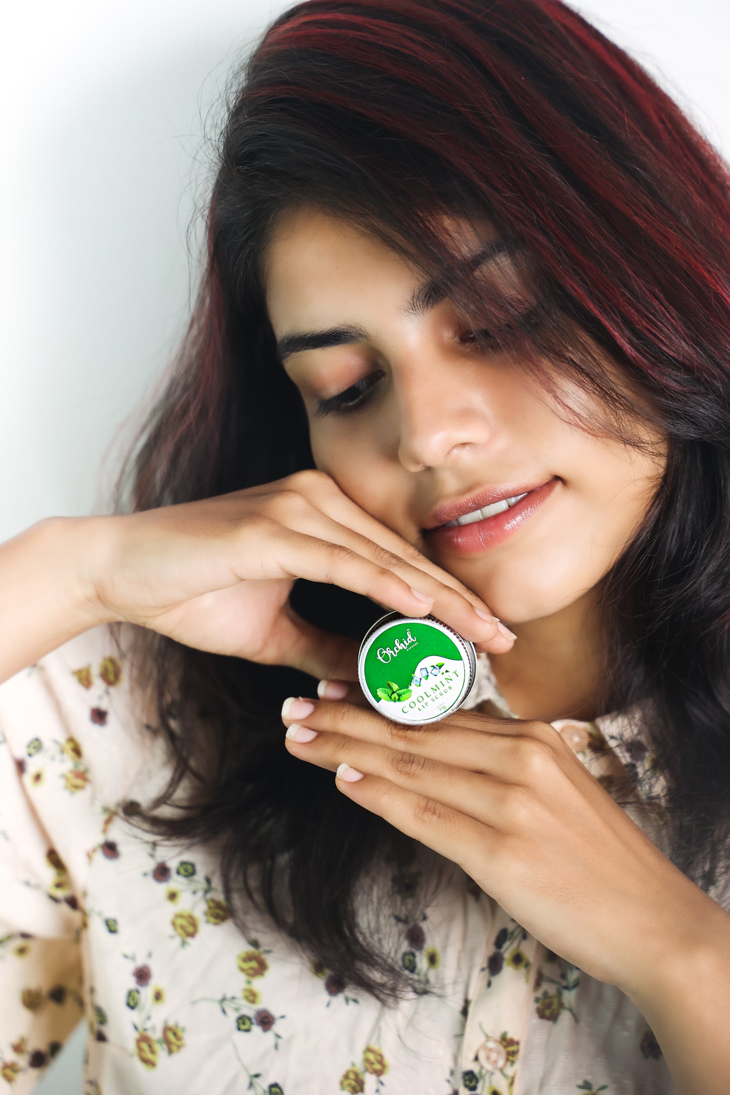 Mint lip scrub