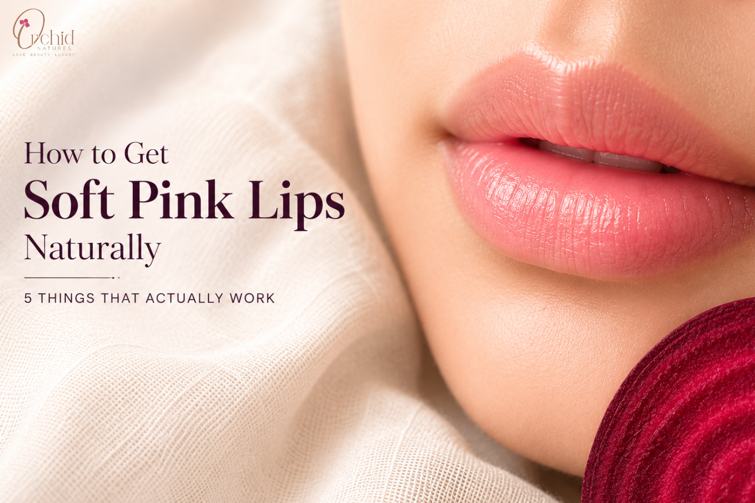 How to Get Soft Pink Lips Naturally | 5 Things That Actually Work