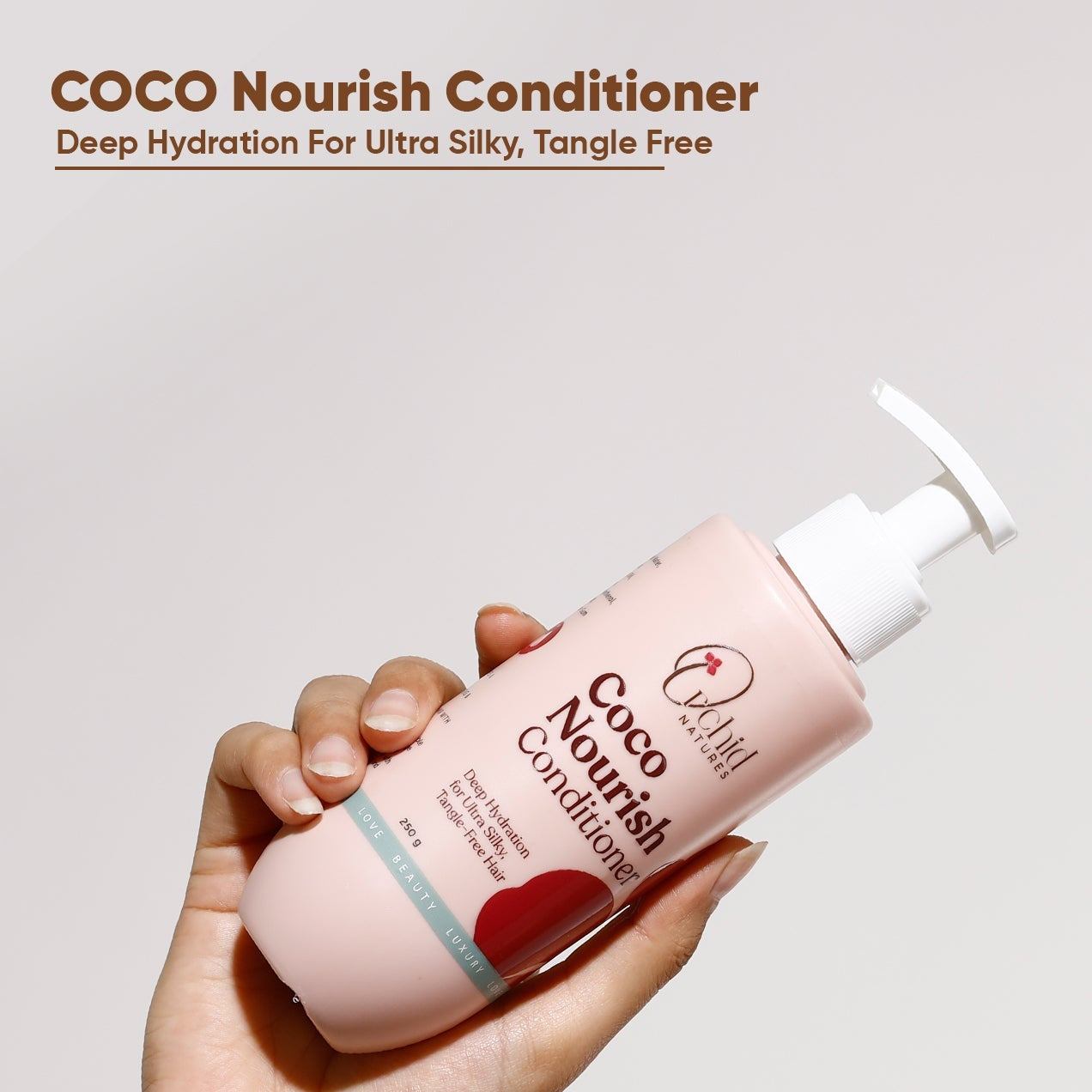 Coconut Milk Shampoo for Dry, Frizzy & Damaged Hair | Orchid Natures
