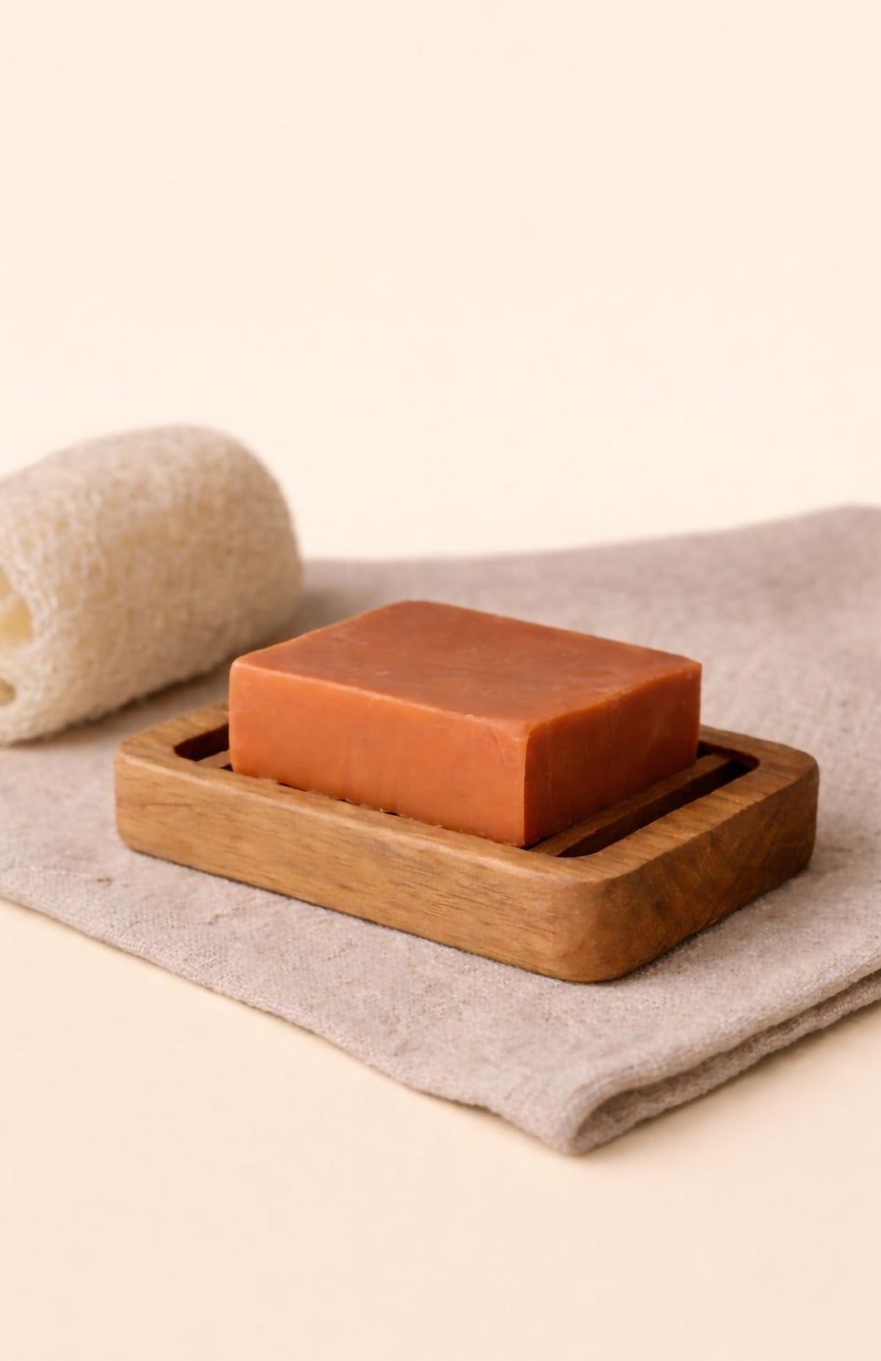 Rose vetiver  goat milk soap