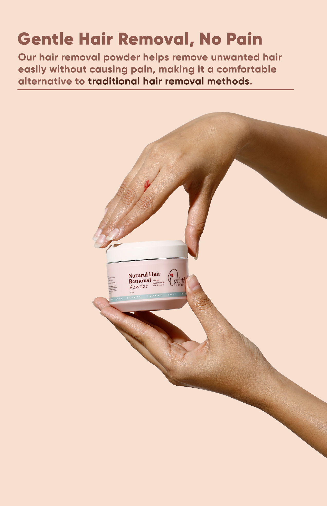 Natural Hair Removal Powder