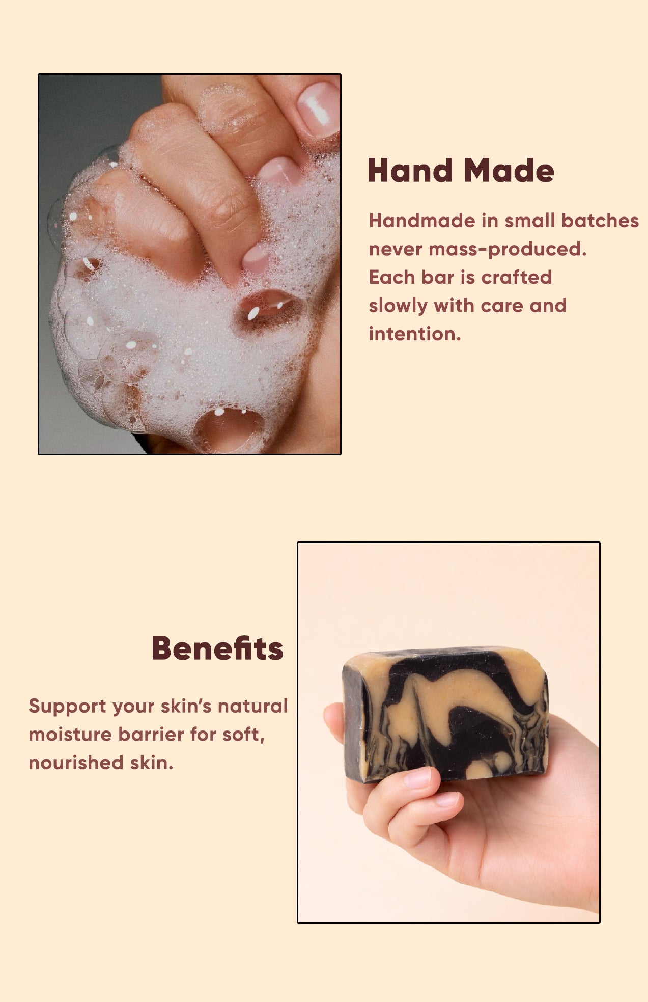 Charcoal goat milk bath bar