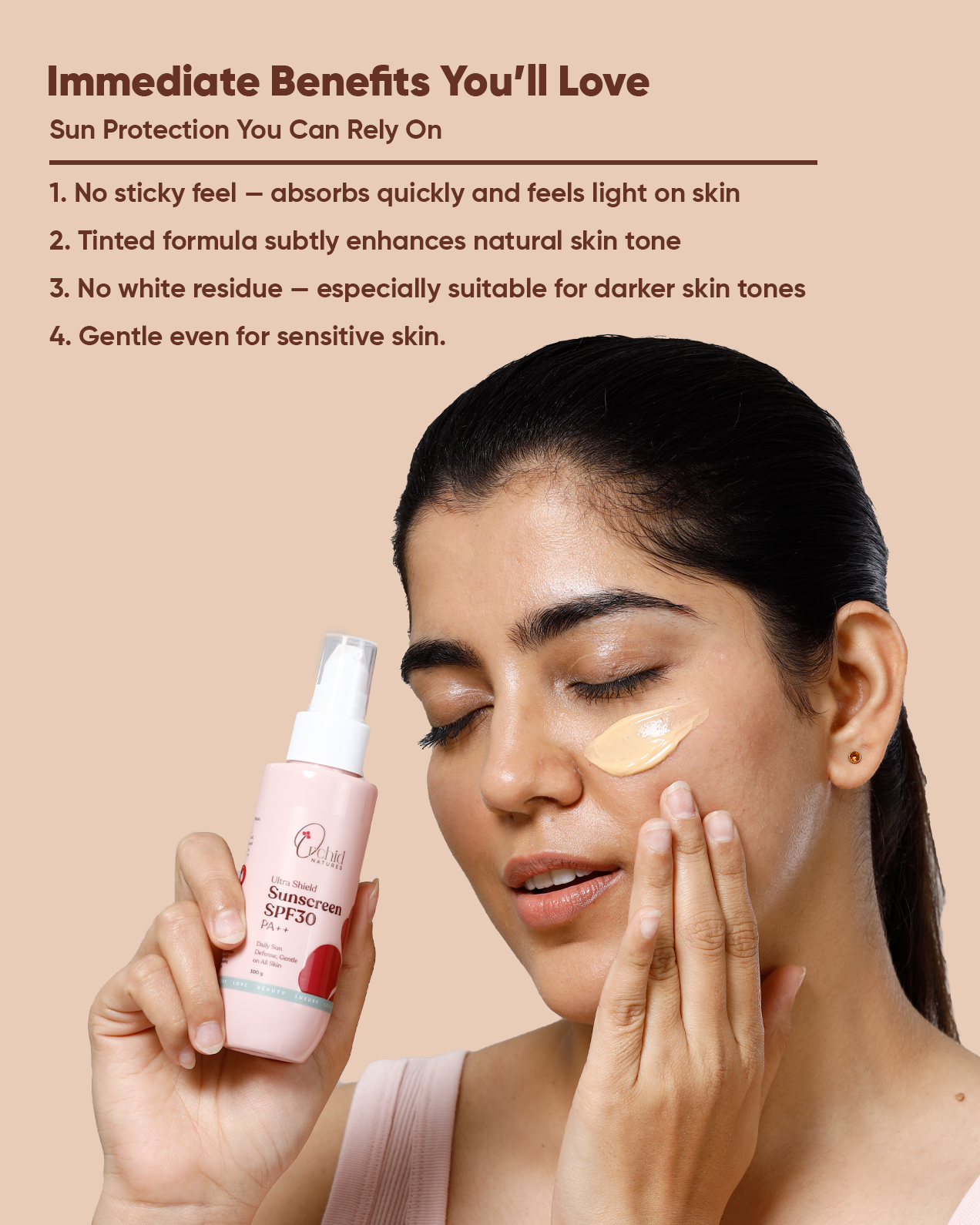 Sunscreen spf 30 P++