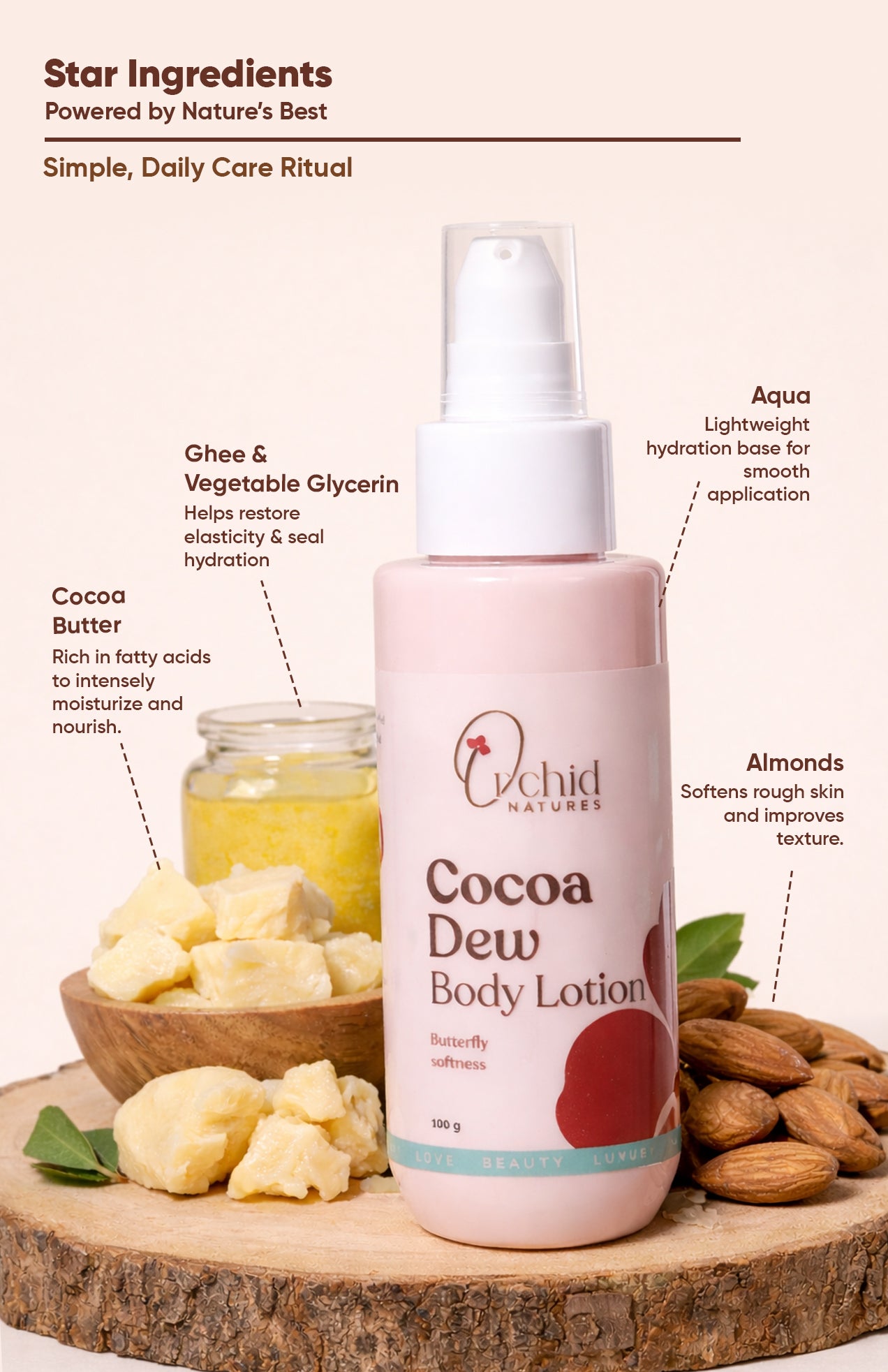 Cocoa butter body lotion