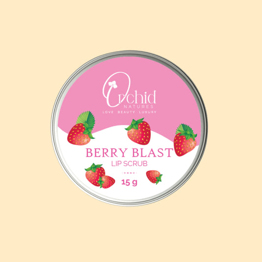 Berry blast lip scrub