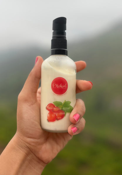 Shea butter body lotion