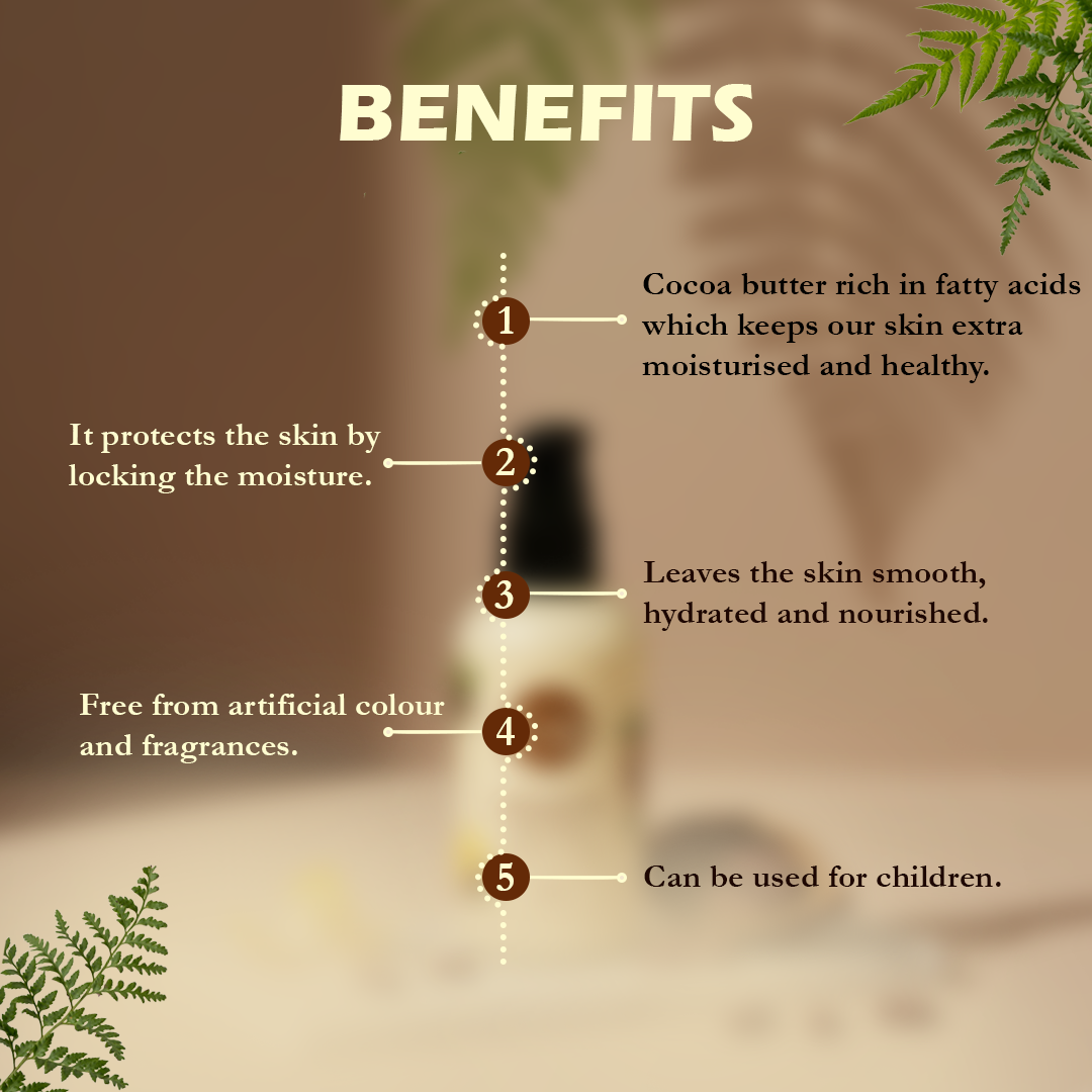 Cocoa butter body lotion