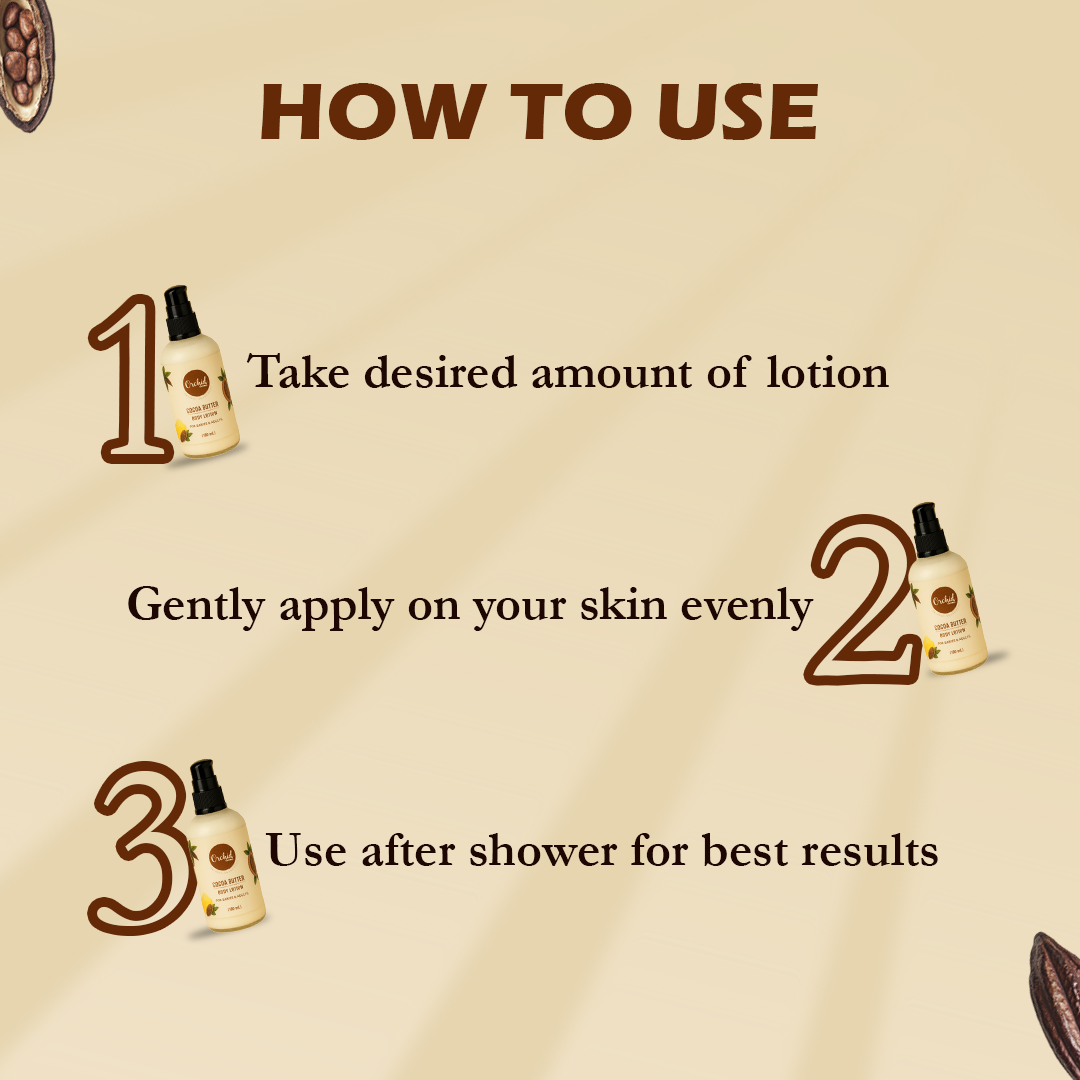 Cocoa butter body lotion