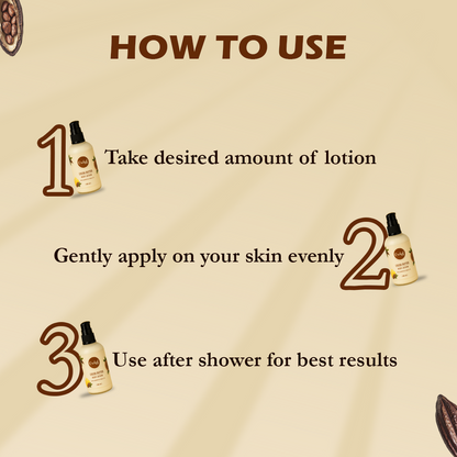 Cocoa butter body lotion