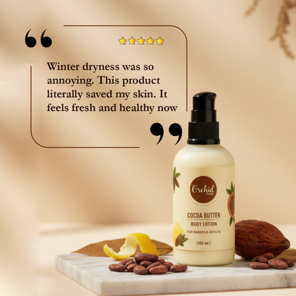 Cocoa butter body lotion