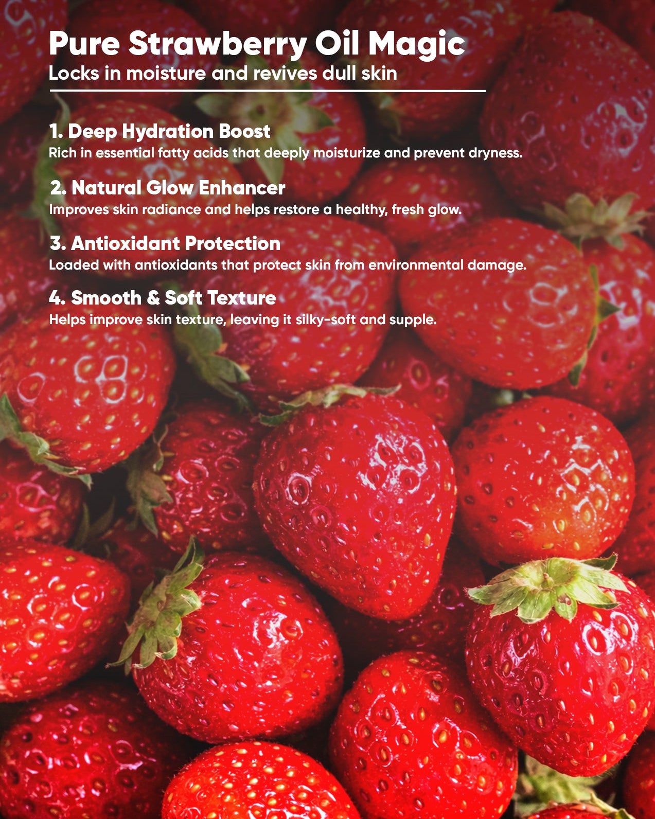 Strawberry lip scrub