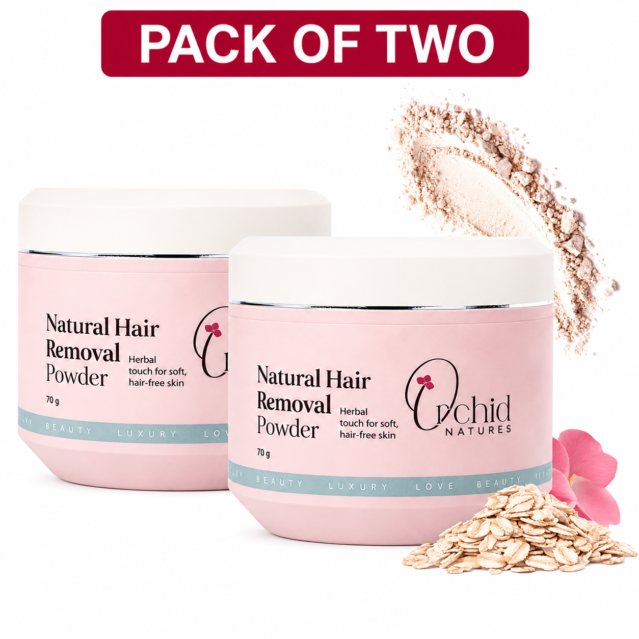 Natural Hair Removal Powder