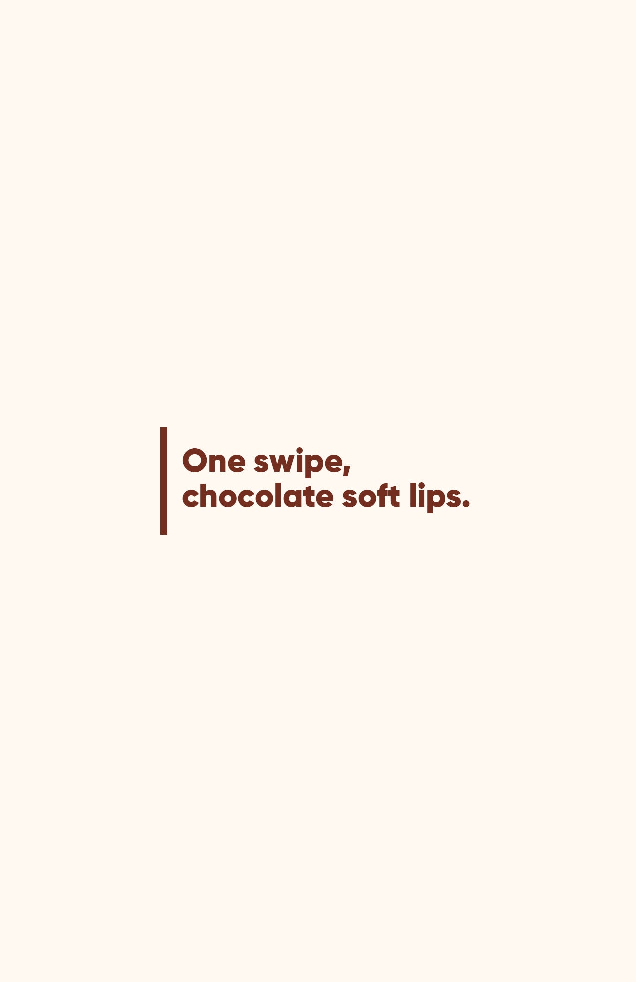 Chocolate lip balm