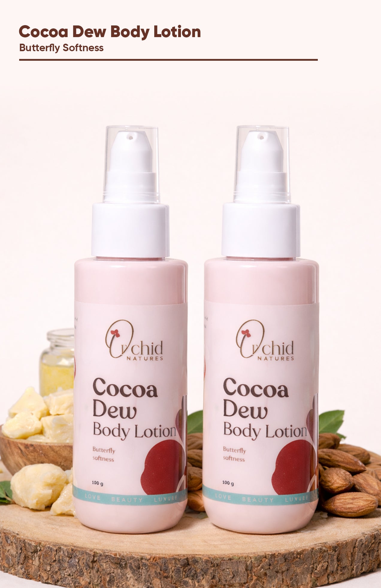 Cocoa butter body lotion