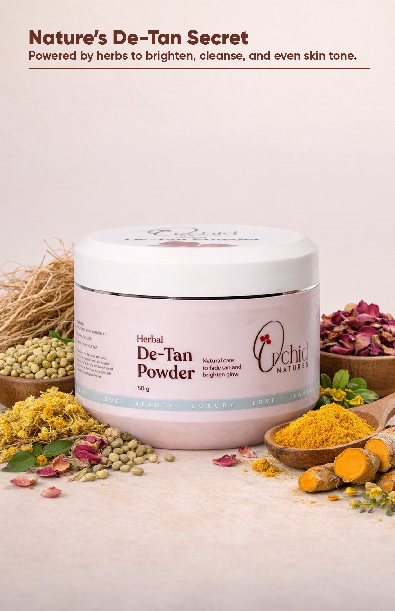Herbal De-Tan Powder