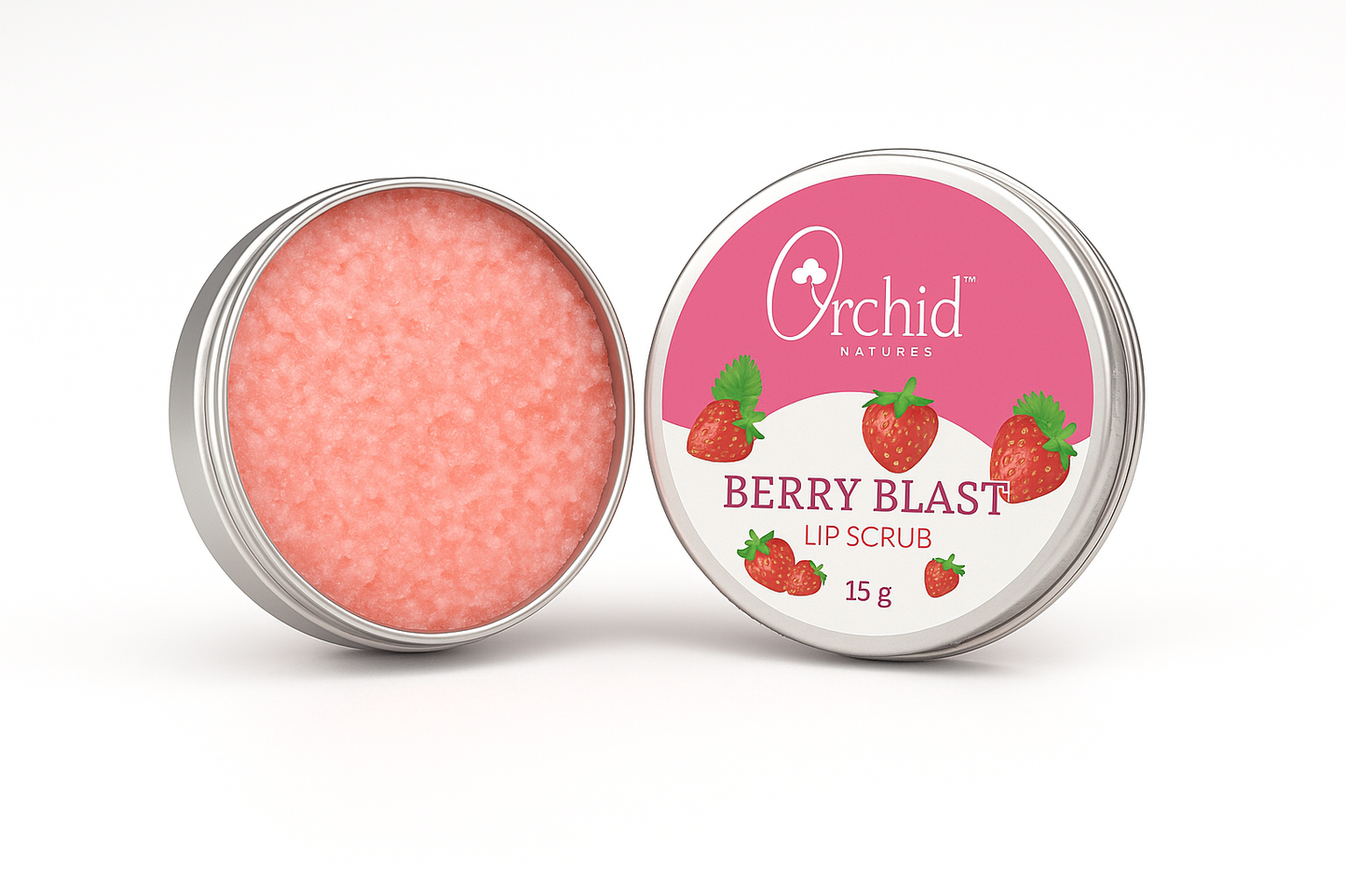 Strawberry lip scrub