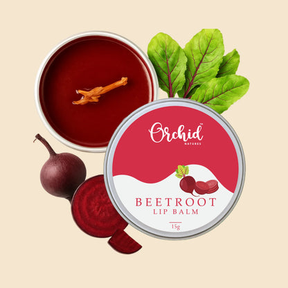 Beetroot lip balm