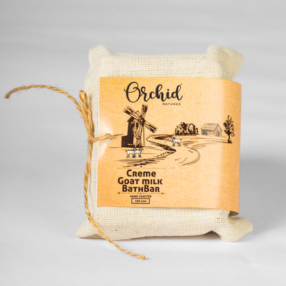 Creme goat milk bath bar