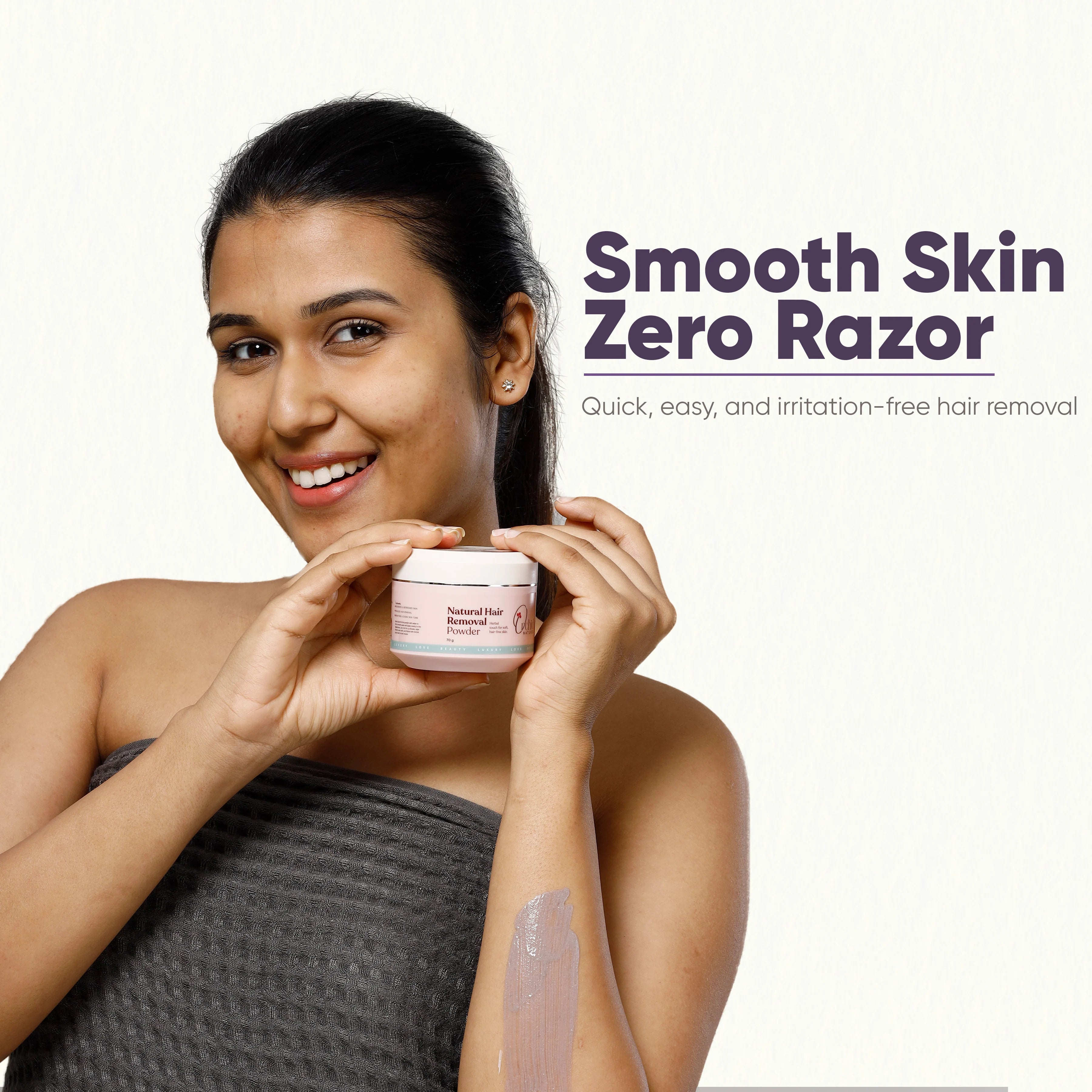 Natural Hair Removal Powder