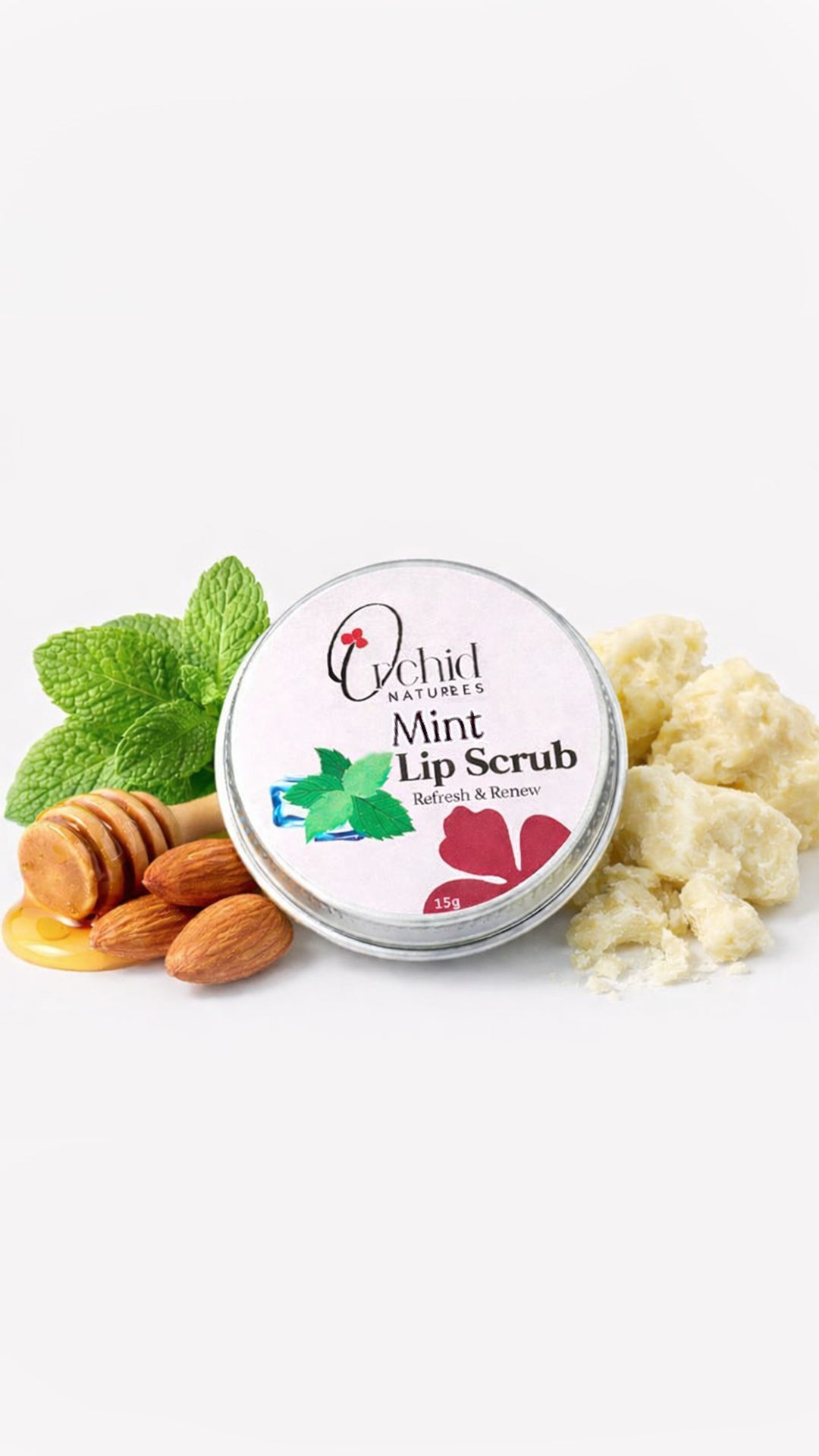 Mint lip scrub