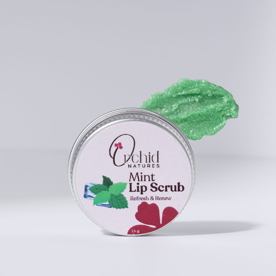 Mint lip scrub