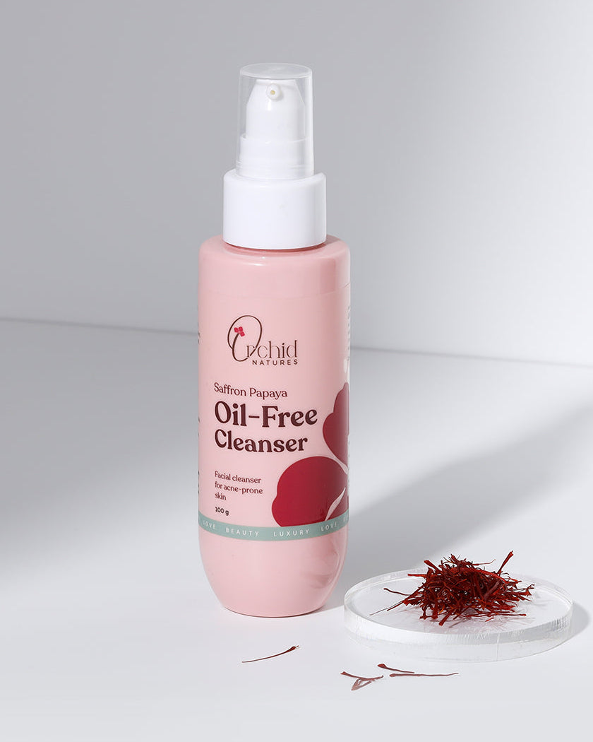 Saffron Papaya Oil-Free Cleanser
