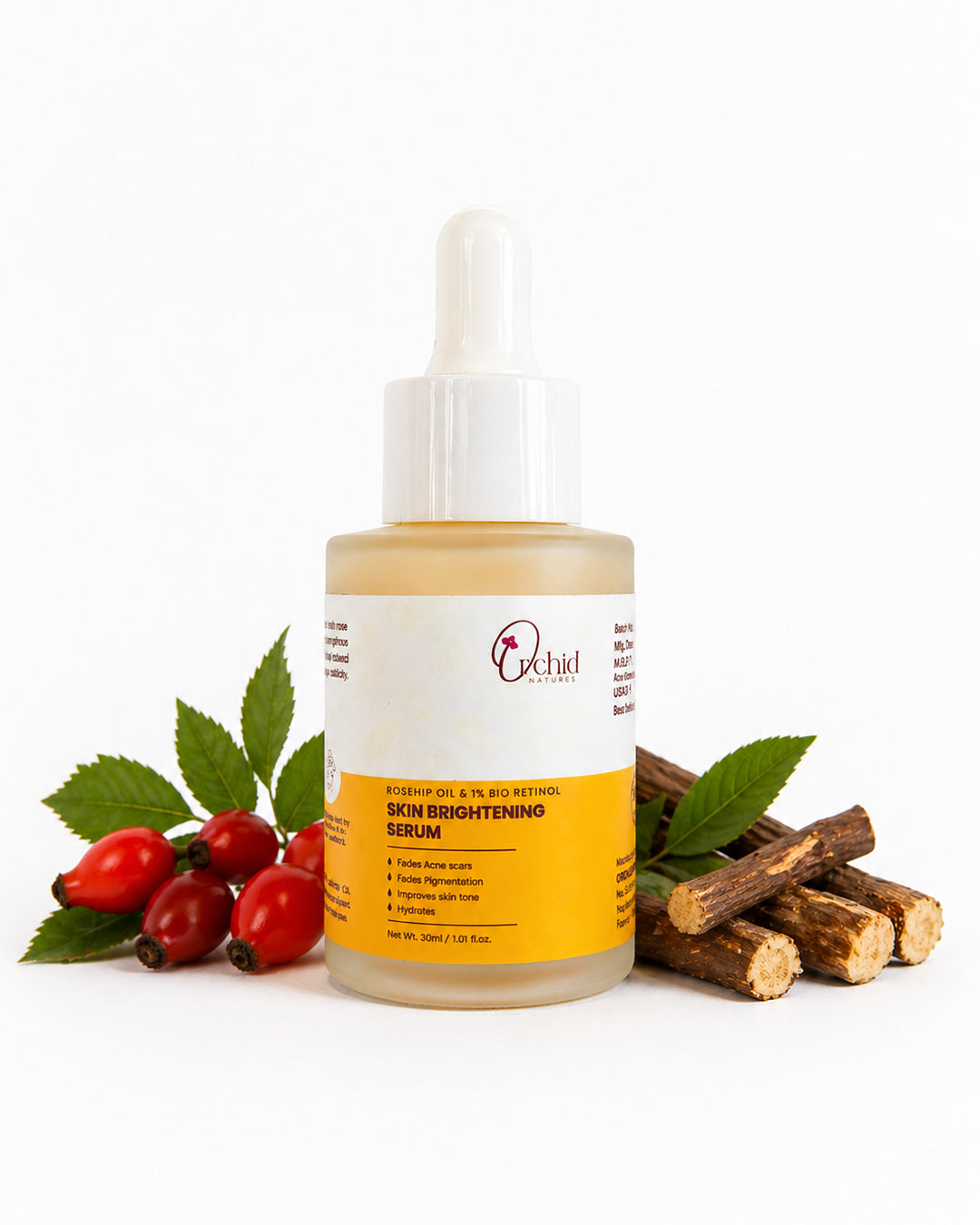 Skin Brightening Serum with Rosehip oil and Bio Retinol