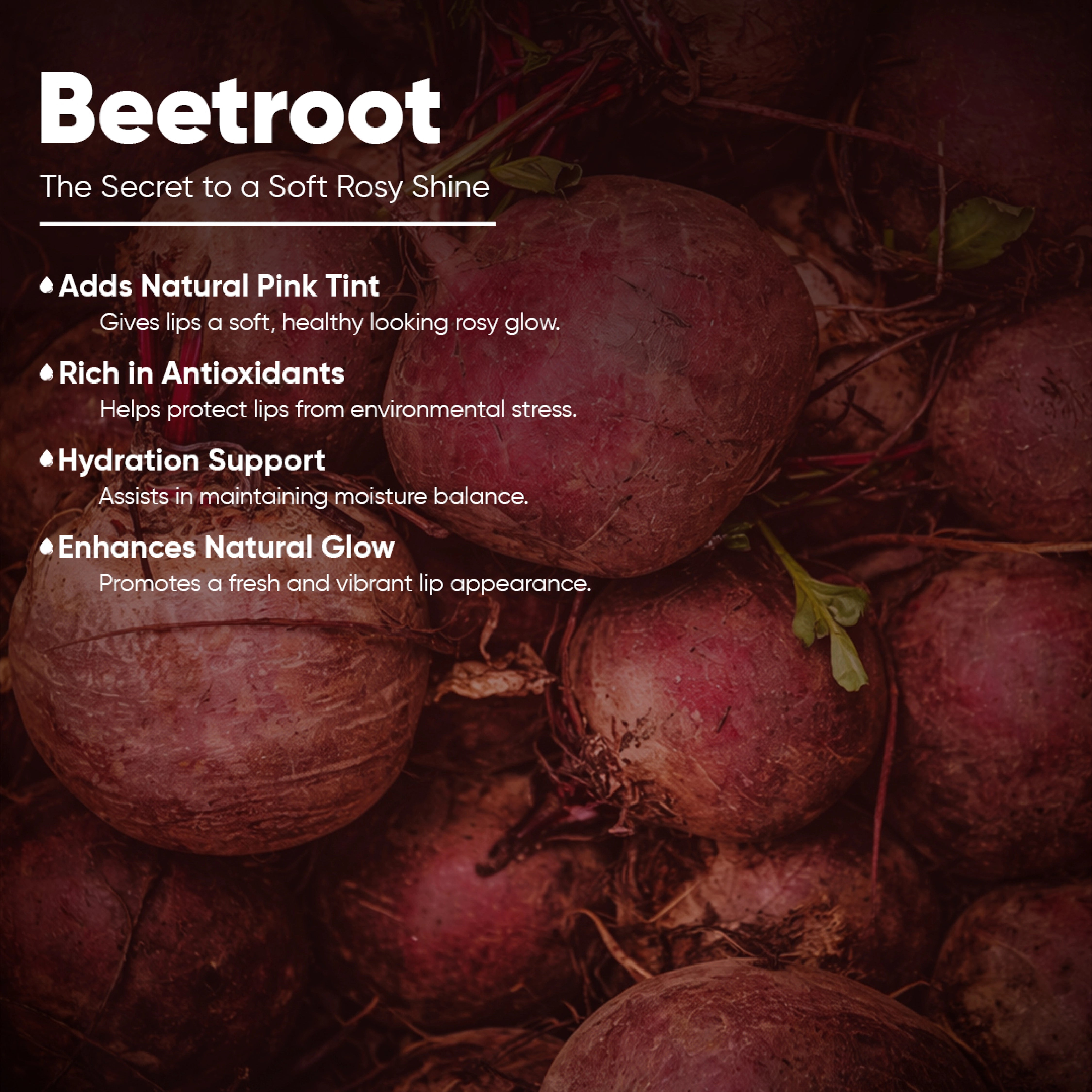 Beetroot lip balm