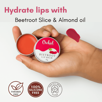 Beetroot lip balm