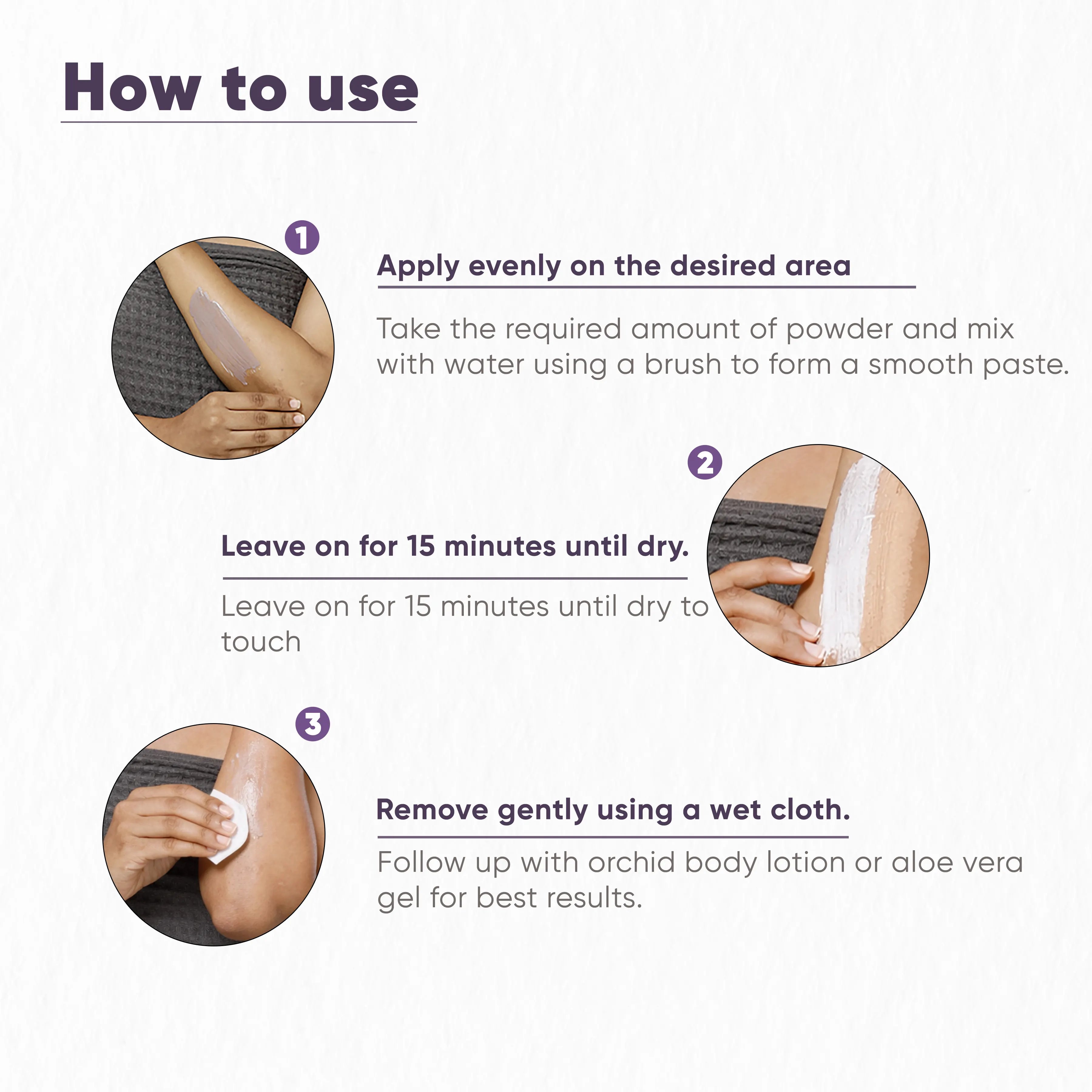 Natural Hair Removal Powder